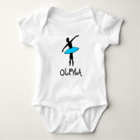 Blue Ballerina Tutu - dança personalizada de Balé