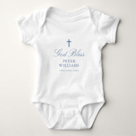 Body Para Bebê Blue Cross Personalizado Outfit