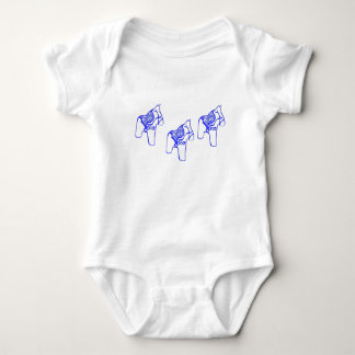 Body Para Bebê Blue Dala Horse Baby Body