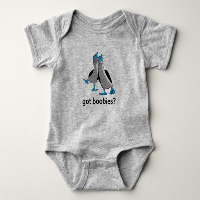 Body Para Bebê Blue Foot Boobie (Frente)
