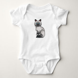 Body Para Bebê Blue Point Birman / Ragdoll Cat