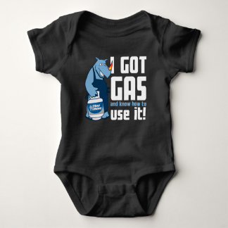 Body Para Bebê Blue Rhino "I got Gas"