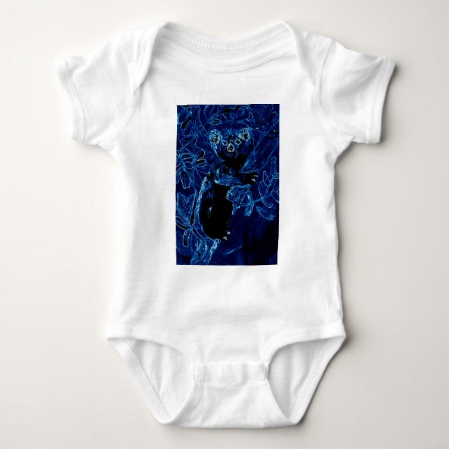 Body Para Bebê Blue Tree Koala Bear (Frente)