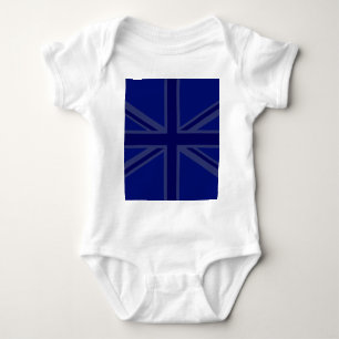 Body Para Bebê Blue Union Jack British Design