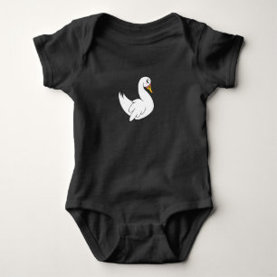 Body Para Bebê Blusa Bebê Cisne Simples