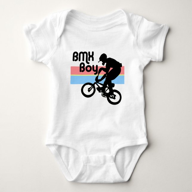 Body Para Bebê BMX Boy / BMX Girl (Frente)