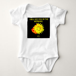 Body Para Bebê Boa Noite Sun Baby Jersey Bodtraje