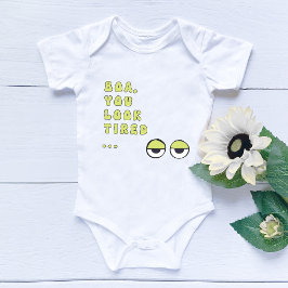 Body Para Bebê Boa, Pareces Cansada...