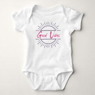 Body Para Bebê Boas Vibes Onsie
