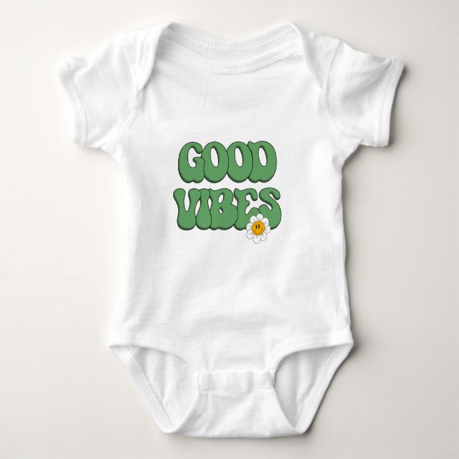 Body Para Bebê Boas Vibrações (Frente)