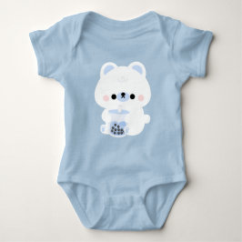 Body Para Bebê Boba Polar Bear