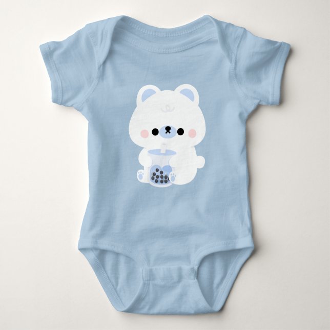 Body Para Bebê Boba Polar Bear (Frente)