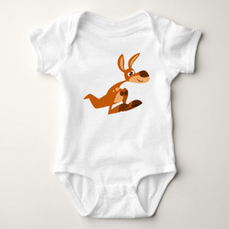 Body Para Bebê Bobo de desenho animado canguru bebê