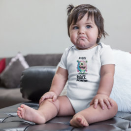 Body Para Bebê Bobo de Monstro de Leite