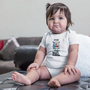 Body Para Bebê Bobo de Monstro de Leite