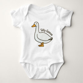 Body Para Bebê Bobo Goose Engraçado Cartoon Goose