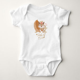 Body Para Bebê Bochechas cheias de amor