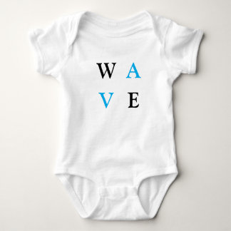 Body Para Bebê Bodies pour bébés avec écriture wave