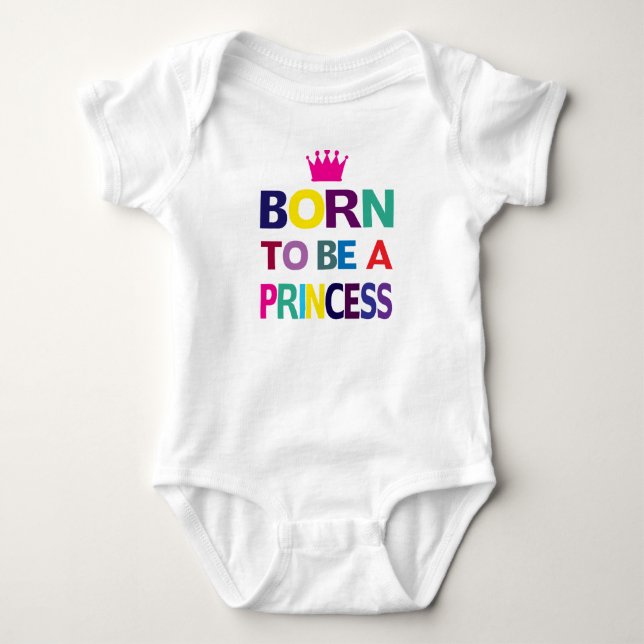 Body Para Bebê Body Bebê Princesa Nato (Frente)