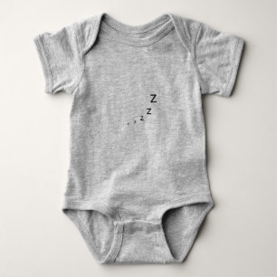 Body Para Bebê Body Bebê Z Adormecido Fofo - Hora da Soneca Diver