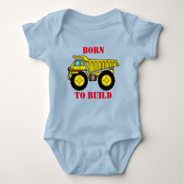 Body Para Bebê Body Bodysuit Bebê Caminhão Basculante