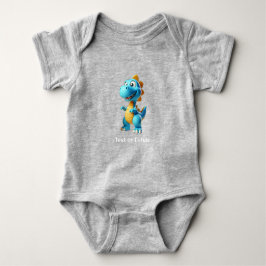 Body Para Bebê Body Bodysuit de Bebê Dinossauro Fofo