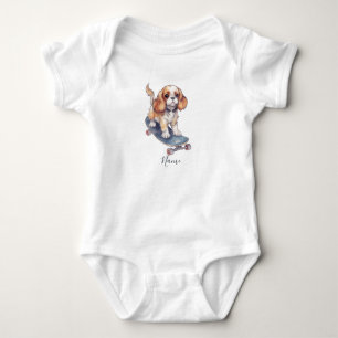 Body Para Bebê Body Cavalier King Charles Spaniel Bebê
