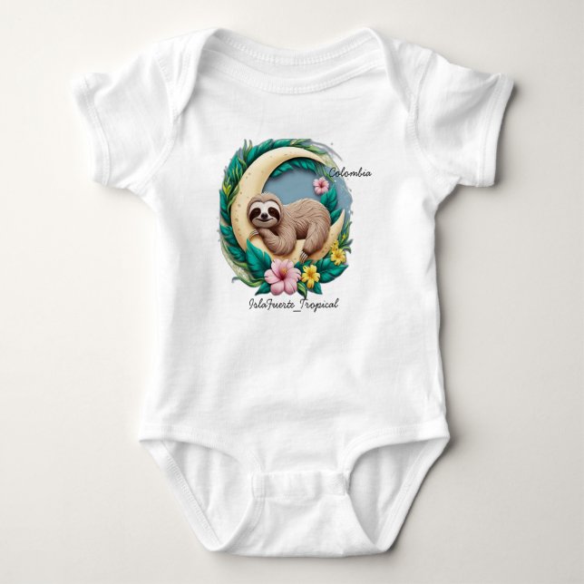 Body Para Bebê Body con punto de jersey para bebés (Frente)