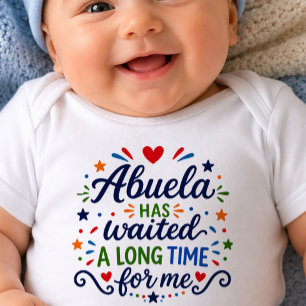 Body Para Bebê Body de Bebê A Avó Esperou Muito Tempo