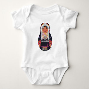 Body Para Bebê Body de Bebê Akha da Tailândia Matryoshka