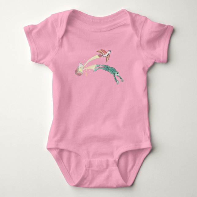 Body Para Bebê Body de Bebê Birdie & Frog Fora da Caixa! (Frente)