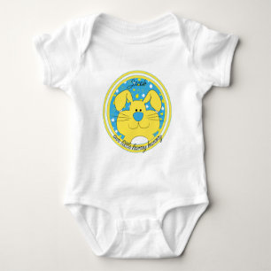 Body Para Bebê Body de Bebê "Blue Honey Bunny" de Hanukkah