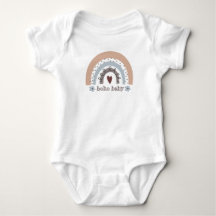 Body de Bebê Boho Arco-Íris
