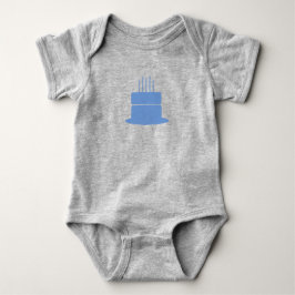 Body Para Bebê Body de Bebê Bolo de Aniversário Qualquer Cor