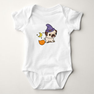 Body Para Bebê Body de Bebê Bruxa Puggy