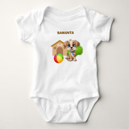 Body Para Bebê Body de Bebê Cachorrinho Personalizado