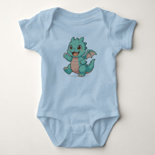 Body Para Bebê Body de Bebê Charme do Pequeno Dragão