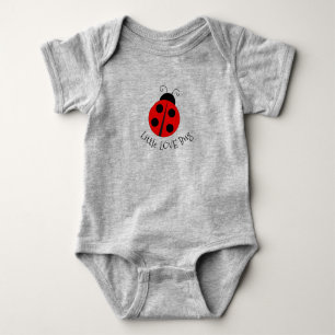 Body Para Bebê Body de Bebê com Desenho de Joaninha