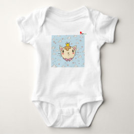 Body Para Bebê Body de Bebê com Design de Gato Fofo