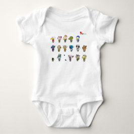 Body Para Bebê Body de Bebê com Design de Personagem Fofo – Adorá
