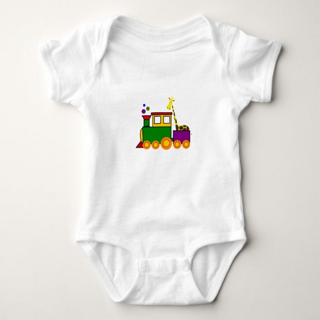 Body Para Bebê Body de Bebê com Trem Choo-Choo (Frente)
