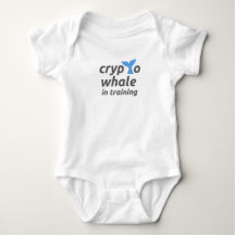 Body de Bebê Cripto Baleia em Treinamento