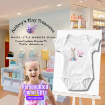 Body de Bebê de Páscoa Personalizado