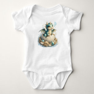 Body Para Bebê Body de Bebê Dragão Fofo Eclodindo Fantasia