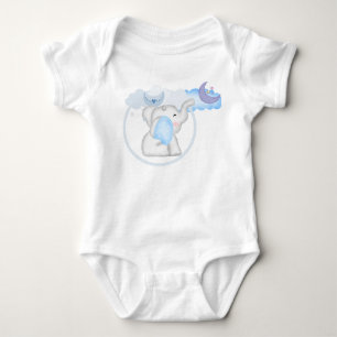 Body Para Bebê Body de Bebê Elefante Bebê
