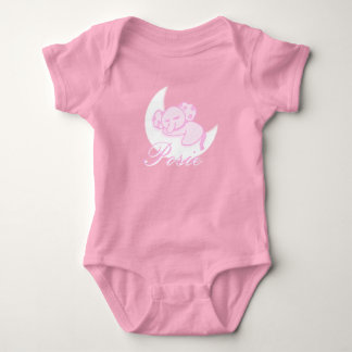 Body Para Bebê Body de Bebê Elefante Dormindo Personalizado