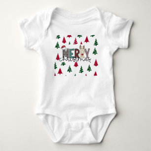 Body Para Bebê Body de Bebê “FELIZ NATAL” 