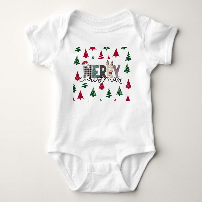 Body Para Bebê Body de Bebê “FELIZ NATAL”  (Frente)