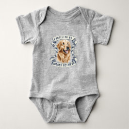 Body Para Bebê Body de Bebê Golden Retriever
