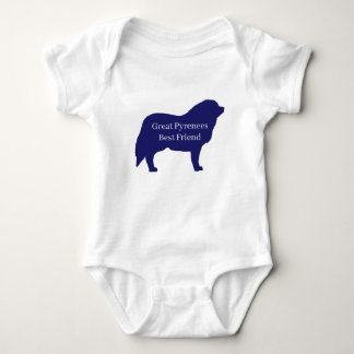 Body Para Bebê Body de bebê Great Pyrenees